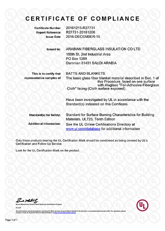 R27731-20161206 Certificate of Compliance AGBKT